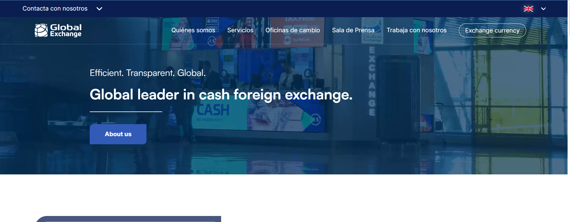 Web corporativa para empresa financiera